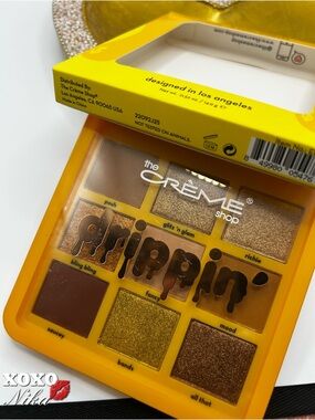The Crème Shop Drippin' Metallic Bronze Eyeshadow Palette